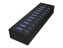 Icy box IB-AC6110 10x Port USB 3.0 Hub