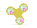 Blun Led elementu Roku Spinners Anti-Stresa Fidget aksesuārs no izturīga Eko Plastikāta ar 4 gaismas režīmiem Dzeltens
