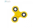 Blun Silent-Spin Roku Spinners Anti-Stresa Fidget aksesuārs no izturīga Eko Plastikāta Dzeltens