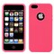 Apple iPhone 5 Hot Pink Silicone Case Cover Bumper Swirl maks