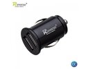 Reverse MT-C222 Super Mazs 2.1A / 1A 5V Auto 12V/24V Lādētājs ar 2 USB Ligzdām (Planšetdatoram/Telefonam) Melns