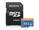 Adata MEMORY MICRO SDXC 512GB W/AD./AUSDX512GUICL10A1-RA1