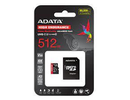 Adata MEMORY MICRO SDXC 512GB W/AD./AUSDX512GUI3V30SHA2-RA1