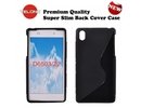 Telone Back Case S-Case gumijots telefona apvalks Sony D6502 D6503 Xperia Z2 Melns