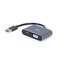 Gembird I/O ADAPTER USB3 TO HDMI/VGA/GREY A-USB3-HDMIVGA-01