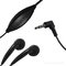 Headphones Alcatel Stereo Headset 3.5" black, bulk