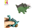 Keycraft NV378 Smieklīgs Saspiežamais Anti-stress atslēgu piekariņš - Triceratops (5.5cm) Zaļš