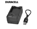 Duracell Analogs Panasonic DE-A12 USB Lādētājs priekš Lumix DMC-FX10 CGA-S005 CGA-S008 Akumulātora