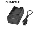 Duracell Analogs Panasonic DE-A46 USB Lādētājs priekš Lumix DMC-TZ11 DMC-TZ15 CGA-S007 Akumulātora