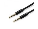 Sbox AUX Cable 3.5mm To 3.5mm Blackberry Black 3535-1.5B