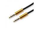 Sbox 3535-1.5G AUX Cable 3.5mm To 3.5mm Golden Kiwi Gold