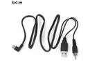 Sjcam Oriģināls TV Kabelis - Micro USB uz  USB Spraudnis / RCA AV Video Savienojums 1m Melns (OEM)