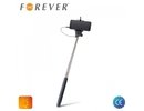 Forever MP-400 Selfie Stick 100cm - Universāla stiprinājuma statīvs ar iebūvētu Pulti Melns