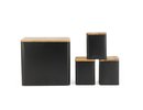 Salter BW129001EU7 Toronto 4-Piece Bread Bin & Canister Set - Black