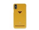 Vixfox Card Slot Back Shell for Iphone X/XS mustard yellow