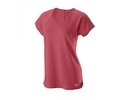 W women apparel W TRAINING V-NECK TEE HOLLY BERRY