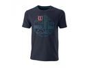 Wilson men apparel M CHI SKYLINE COTTON TEE SLIM-FIT Outer Space