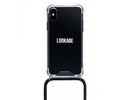 Lookabe necklace iPhone X/Xs gold black loo003