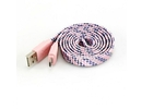 Sbox USB-&gt;Micro USB 2.0 M/M 1m colorfull blister rose USB-103CF-P