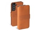 Krusell Leather PhoneWallet Samsung Galaxy S22+ cognac (62468)