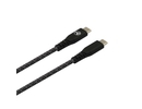 Tellur Green Data cable Type-C to Type-C 3A PD60W 1m nylon black