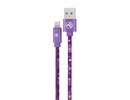 Tellur Graffiti USB to Lightning Cable 3A 1m Purple