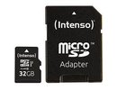 Intenso MEMORY MICRO SDHC 32GB C10/W/ADAPTER 3433480