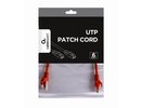 Gembird PATCH CABLE CAT6 UTP 0.25M/RED PP6U-0.25M/R