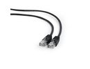 Gembird PATCH CABLE CAT5E UTP 0.5M/BLACK PP12-0.5M/BK