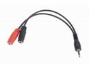 Gembird CABLE AUDIO 3.5MM 4-PIN TO/3.5MM S+MIC CCA-417