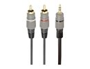 Gembird CABLE AUDIO 3.5MM TO 2RCA 2.5M/GOLD CCA-352-2.5M