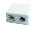 Gembird CABLE ACC MOUNT BOX 2XCAT5E/NCAC-HS-SMB2