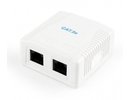 Gembird CABLE ACC MOUNT BOX 2XCAT5E/NCAC-2U5E-01