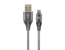 Gembird CABLE USB-C 2M SPACEGREY/WHITE/CC-USB2B-AMCM-2M-WB2