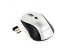 Gembird MOUSE USB OPTICAL WRL BLACK/SILVER MUSW-4B-02-BS