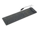 Gembird KEYBOARD FLEXIBLE USB ENG/BLACK KB-109F-B