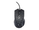 Gembird MOUSE USB OPTICAL GAMING/BLACK MUSG-RGB-01