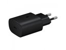 Samsung EP-TA800 25W PD 3.0 Ātrās Type-C Kontaktligzdas 3A Lādētājs S20 S21 A51 A71 utt Melns (Blister)