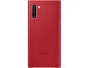 Galaxy Note 10 Leather Cover case Samsung Red