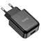 Hoco fast travel charger/ adapter USB 2A N2 Black