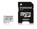 Transcend MEMORY MICRO SDXC 64GB W/ADAPT/UHS-I TS64GUSD300S-A