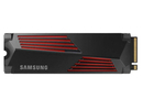 Samsung SSD||990 PRO with Heatsink|1TB|M.2|PCIE|NVMe|MLC|Write speed 6900 MBytes/sec|Read speed 7450 MBytes/sec|2.3mm|TBW 600 TB|MTBF 1500000 hours|MZ-V9P1T0GW