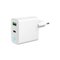 Gembird CHARGER USB 20W 2PORT/TA-UC-PDQC20L-W-01