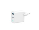 Gembird CHARGER USB 65W 2PORT/TA-UC-PDQC65L-W-01