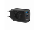 Gembird CHARGER USB 2IN1 20W 2PORT/TA-UC-PDQCW20-01-BK