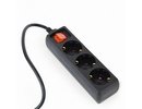 Gembird UPS ACC CABLE POWER EXT. 0.6M/3OUTL. EG-PSU3-01