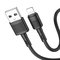 Hoco cable USB A to Lightning 2.4A X83 1m black