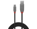Lindy CABLE USB2 A TO MICRO-B 0.5M/ANTHRA 36731