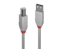 Lindy CABLE USB2 A-B 0.5M/ANTHRA GREY 36681