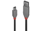 Lindy CABLE USB2 A TO MINI-B 1M/ANTHRA 36722